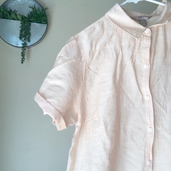 White Stag Peach Blouse - Picture 3 of 3